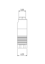 Dimensions One27 female IDC 68 pins