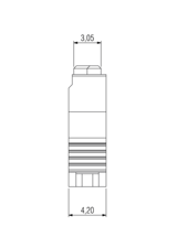 Dimensions One27 female IDC 26 pins