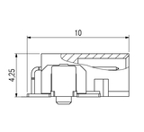 Dimensions: One27 20-pin angled connector strip